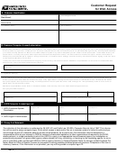 Ps Form 1357-c - Customer Request For Web Access