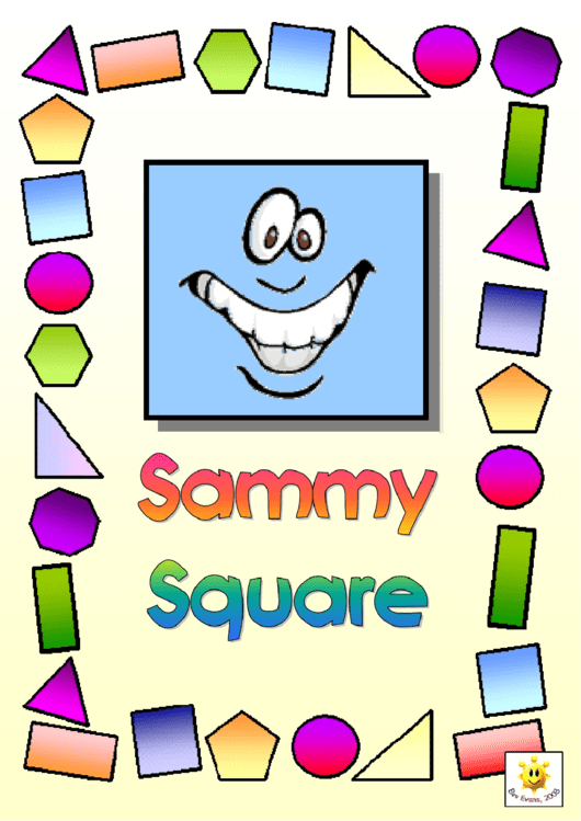 Sammy Square Poster Template printable pdf download