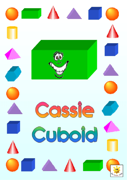 Cassie Cuboid Poster Template Printable pdf