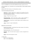 Fillable Form 4101 - Annual Gross Products For Oil Printable pdf