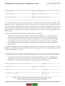 Form Boe-82 - Authorization For Electronic Transmission Of Data