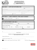 Form Abc-1002 - Label Renewal Fee Voucher - Kansas Alcoholic Beverage Control Division