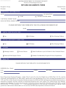 Form Cse-1277a - Return Documents Form