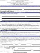 Form Sna-1023a - Agreement For Work Experience And Community Service Activities