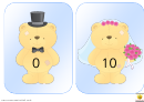 Numbers And Teddy Bears Flash Card Templates
