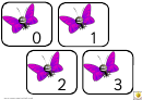 Butterfly 1-50 Number Chart