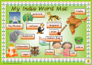 My India Word Mat