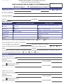 Fillable Form Dd-525 - Application For Eligibility Determination Printable pdf