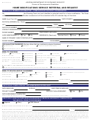 Form Dd-211 - Home Modifications Service Referral And Request