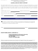 Form Esa-1126a - Cancelacion Of Direct Deposit