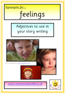 Synonyms For Feelings Word Card Template Set