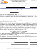 Fillable Form Hrp-1035a - Commodity Senior Food Program (Csfp) Notification Of Discontinuance Printable pdf