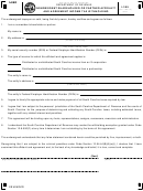 Form I-309 - Nonresident Shareholder Or Partner Affidavit And Agreement Income Tax Withholding