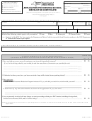 Form Mv-523 - Application For Driving School Instructor Certificate