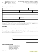 Form Mv-522.1 - Application For Access To Dmv Internet Road Test Scheduling System