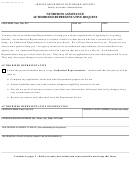 Form Faa-1493a Forpf - Nutrition Assistance Authorized Representative Request