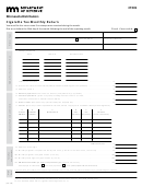 Fillable Form Ct201 - Minnesota Distributors Cigarette Tax Monthly Return Printable pdf