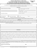 Fillable Arizona Form 5003 - Transaction Privilege Tax Exemption Certificate For Commercial Enhancement Reuse District Projects Printable pdf