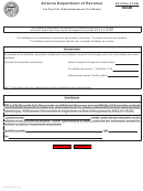 Arizona Form 5008 - Jet Fuel Tax Rate Adjustment Certificate
