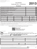 Form 104ep - Estimated Tax-individuals Worksheet - 2013
