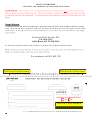 Form Ar1002v - Fiduciary Tax Return Payment Voucher - 2012