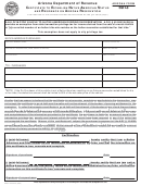 Arizona Form 5013 - Certificate To Establish Native American Status And Residence On Arizona Reservation