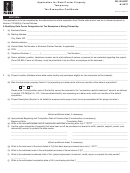 Form Dr-1214dcp - Application For Data Center Property Temporary Tax Exemption Certificate