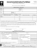 Form Dr-570wf - Application For Recreational And Commercial Working Waterfronts Property Tax Deferral