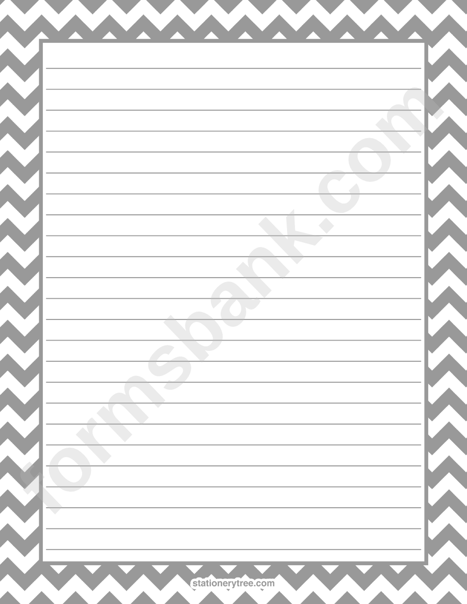 Boarded Lined Grey And White Writing Paper