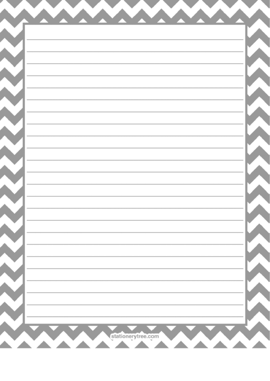 Boarded Lined Grey And White Writing Paper Printable pdf
