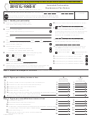 Form Il-1065-x - Amended Partnership Replacement Tax Return - 2015
