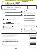 Form Il-1120-st - Small Business Corporation Replacement Tax Return - 2015