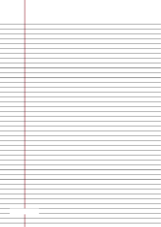 Lined Writing Paper With Border Printable pdf