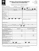 Form Dr-501 - Original Application For Homestead And Related Tax Exemptions