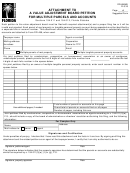 Form Dr-486mu - Attachment To A Value Adjustment Board Petition For Multiple Parcels And Accounts