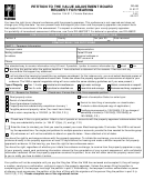 Fillable Form Dr-486 - Petition To The Value Adjustment Board Request For Hearing Printable pdf