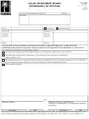 Form Dr-485wi - Value Adjustment Board Withdrawal Of Petition
