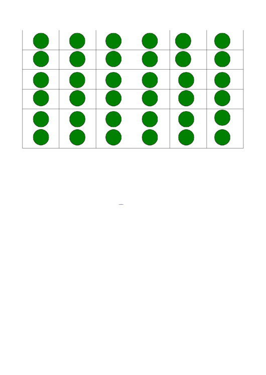 Green Dot Template Printable pdf