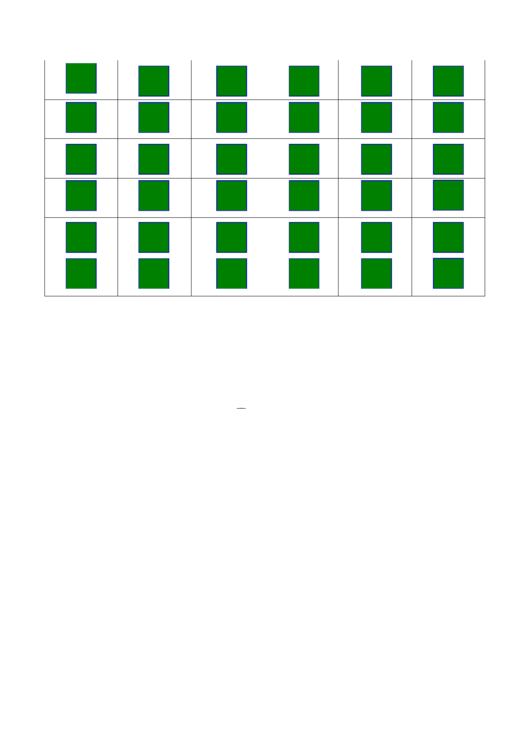 Green Square Template Printable pdf