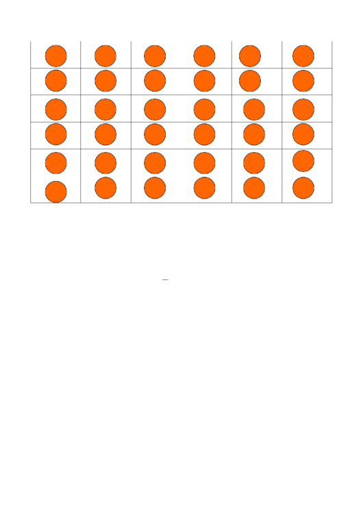 Orange Dot Template Printable pdf
