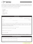 Form Mv-44nyr - Certificacion De Residencia