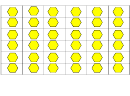 Yellow Hexagon Template