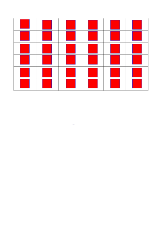 Red Square Template Printable pdf