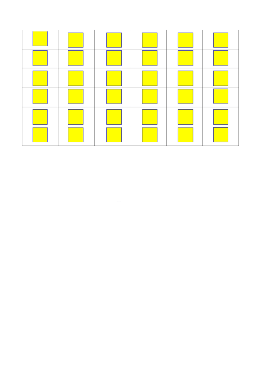 Yellow Square Template Printable pdf