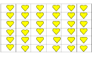 Yellow Heart Template