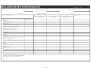 Building Inspection Checklist Template Printable pdf