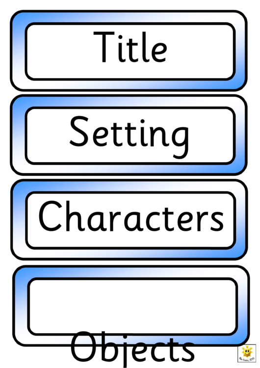 Story Writing Word Cards Template Printable pdf