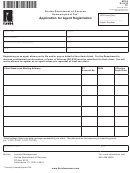 Form Rts-9 - Reemployment Tax Application For Agent Registration