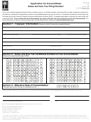 Form Dr-1con - Application For Consolidated Sales And Use Tax Filing Number