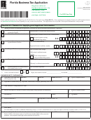 Form Dr-1 - Florida Business Tax Application Printable pdf